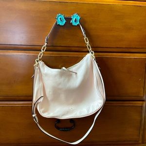 Kate Spade blush shoulder bag with crossbody strap